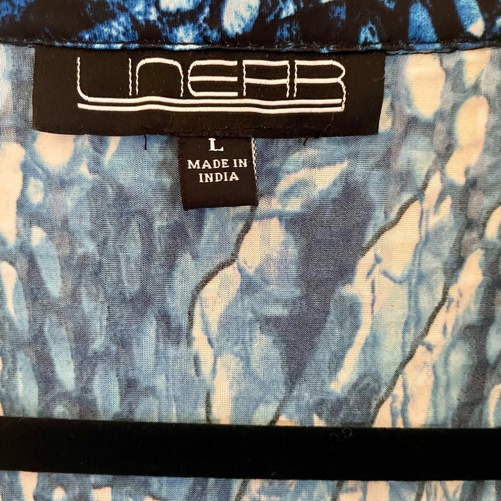 Luner Blue Patterned Women's Jacket - image 2